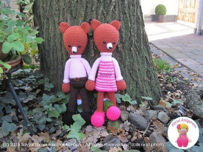 Mr and Mrs Fox Amigurumi Crochet Patterns