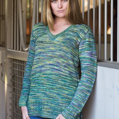 Franconia Top-Down Pullover #B119