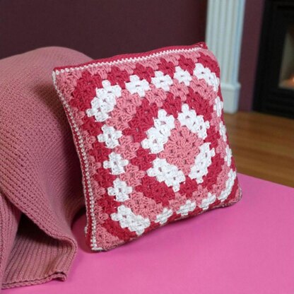 Granny Square Pillow