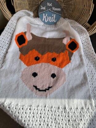 Highland Cow Baby Blanket