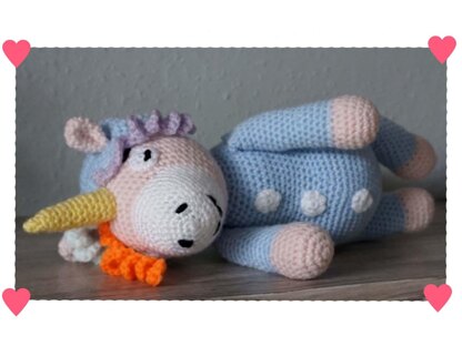 Crochet Pattern for the Sleeping Unicorn!