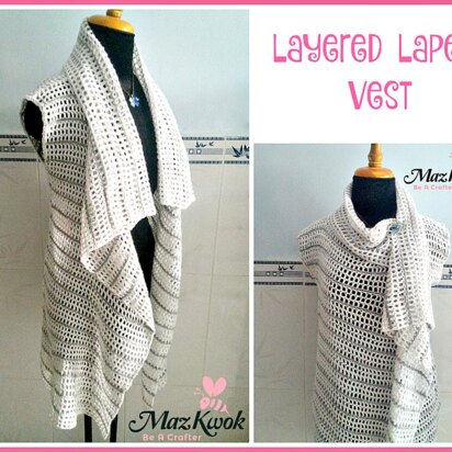 Layered Lapel Vest