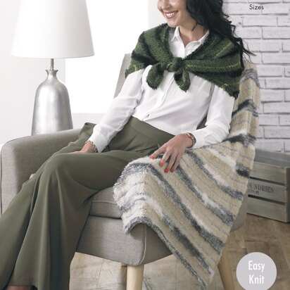 Blankets, Throw, Cushion & Wrap in King Cole Urban - 4335 - Downloadable PDF