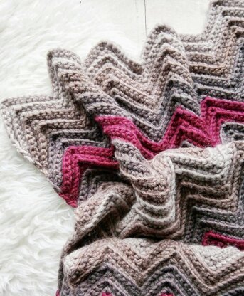 The Barton Chevron Blanket