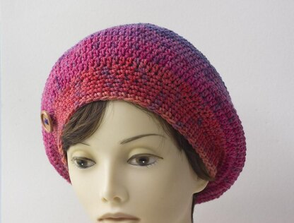 Caron Cupcakes Flower Beret