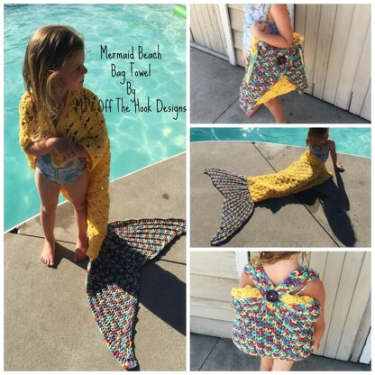 Mermaid Beach Bag Towel.