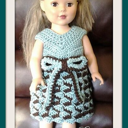 Ribbon Candy 18" Doll/Preemie Dress