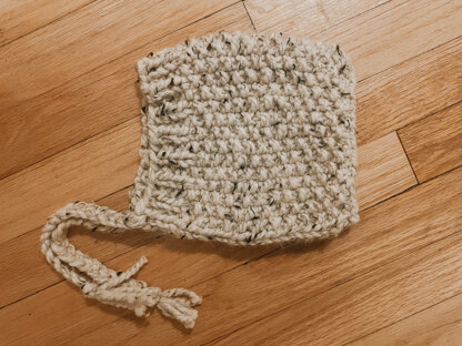 Seed Stitch Baby Pixie Hat