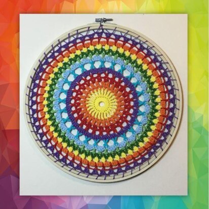 Rainbow Carousel Mandala