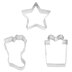 R&M Good Tidings Cookie Cutters Set of 3