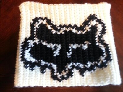 Graphed Beanie - Motocross Style Fox Face