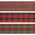 Groves Ribbon: Tartan: 3 x 5m x 50mm: Red / Green