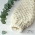 Chunky sweater Frosty in Moss stitch (cm)