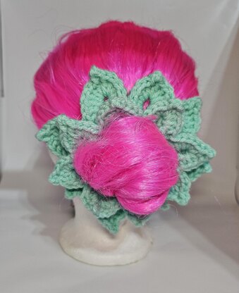 Flower scrunchie