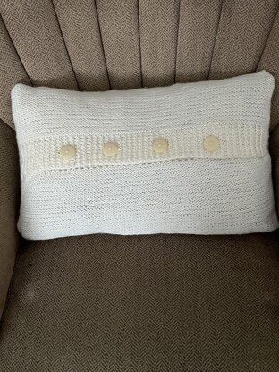Cable twist pillow cover