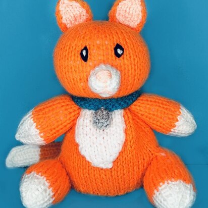 Sox inspired choc orange cover / toy - knitting pattern