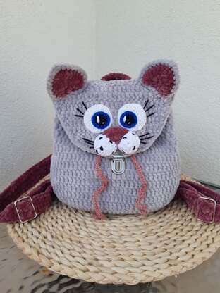 Cat Backpack Crochet Pattern