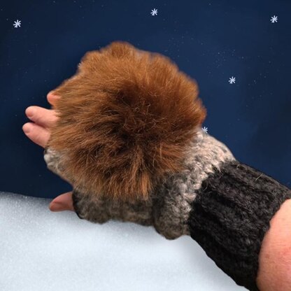 Mismatch Mohair Mittens