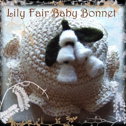 Lily Fair Baby Bonnet