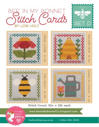 It's Sew Emma Stitch Cards - Set D - ISE-413 - Leaflet