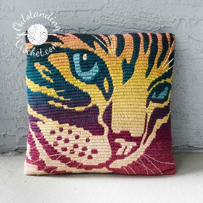 Cat Mosaic Bag and Pillow