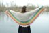 Rainbow shawl