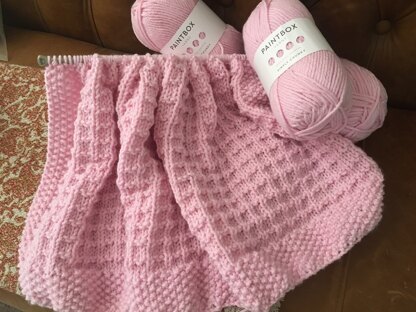 Baby blanket in pink