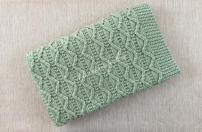 Baby Blanket with Zigzags