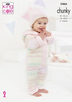 Baby Set in King Cole Comfort Cheeky Chunky & Comfort Chunky - 5466 - Downloadable PDF