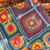 Find Peace Flower SquaresLapghan