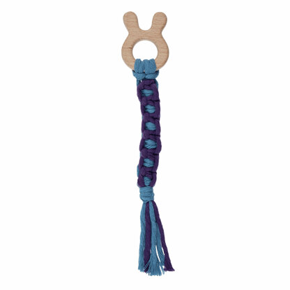 Trimits Macrame Wooden Craft Shapes for Hanging Decorations and Baby Accessories - Bunny