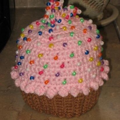 Crocheted Cupcake Hat