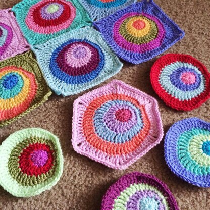 Offset Circles Blanket