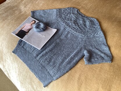 Cable Yolked Sweater