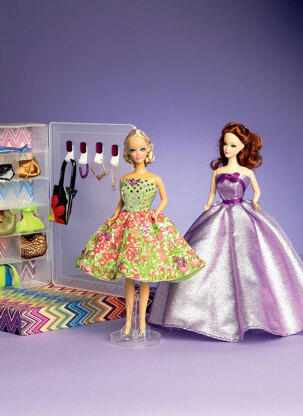 McCall's Formal Dresses Accessories Closet and Hangers for 11Â«" Doll M6903 - Paper Pattern Size O