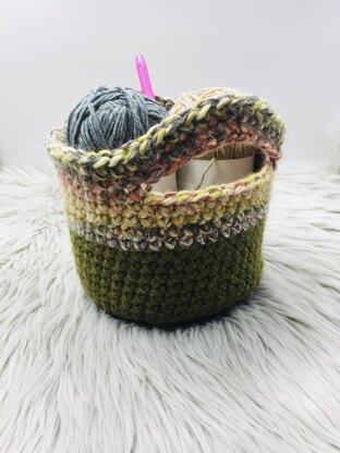 Yarn kit basket