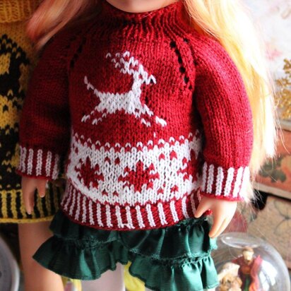 18 inch Doll Pullover