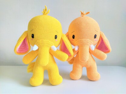 Elephant Doll Amigurumi Crochet Pattern