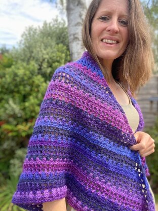 Granny Mesh Shawl