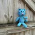 Blue Crochet Tiger