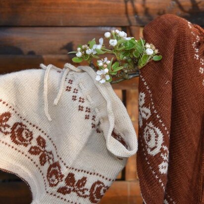 Calypso neckwarmer - knitting pattern