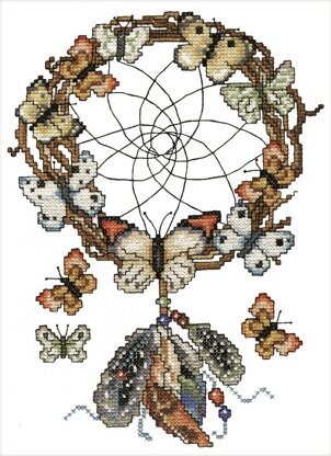 Design Works Dreamcatcher Cross Stitch Kit - 27.94cm x 38.1cm