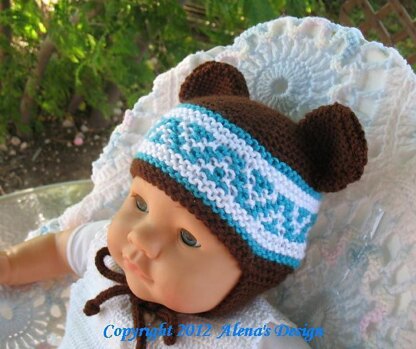 Beanie & Ear Flap Hats with Bear Ears