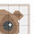 C2C Cute Lemur Blanket Crochet Pattern Corner-to-Corner Chart Intarsia