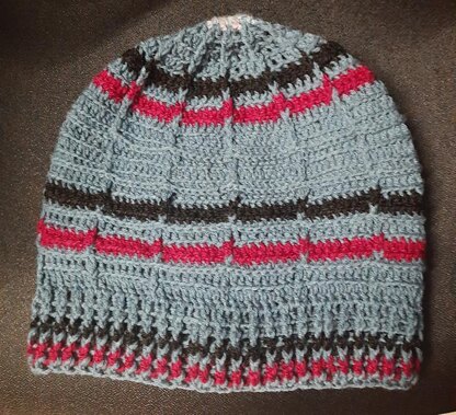 Windowpane Slouchy Beanie