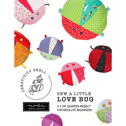 Moda Fabrics Love Bug Toy Quilt - Downloadable PDF