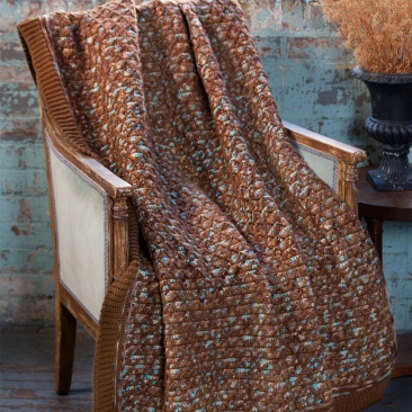 Diamond Lattice Throw in Caron Simply Soft & Simply Soft Paints - Downloadable PDF