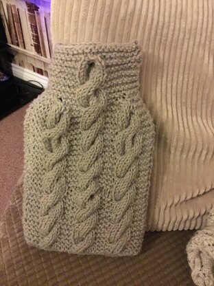 Hot Water Bottle Cover with Pocket