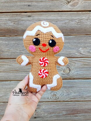 Doll Gingerbread Boy amigurumi