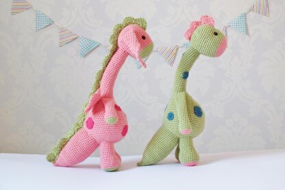 Crochet Dragon and Dino 2 in 1